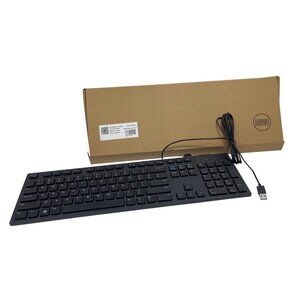 Dell Wired Keyboard USB Black CN-06NDTV-LO300 DP/N 06NDTV Rev A01 April 2021